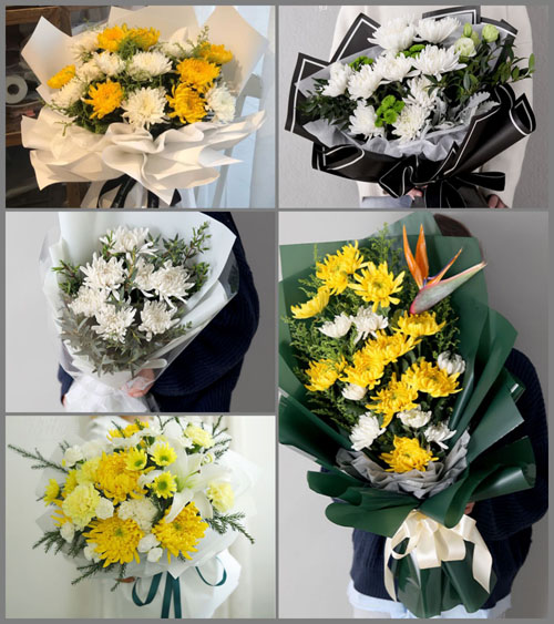 安徽阜阳市界首市邴集乡大董村白事花束代送